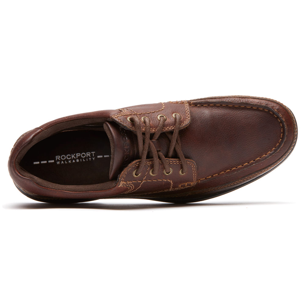 Oxfords Rockport Homem Marrom Escuro - Banni - 68432YHPF